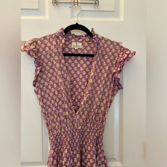 Perry walker Collective Martha 11 dress size M (2) in purple and cream print - Picture 3 of 4
